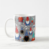 Mug Illustrations de flocon de neige Gnome Motif de No (Gauche)