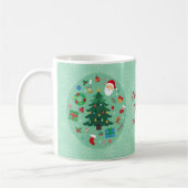 Mug Illustrations de Noël Fête de fin d'année (Gauche)