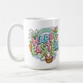 Mug Illustrations de Pâques ludiques avec oreilles de (Gauche)
