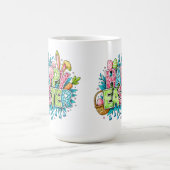 Mug Illustrations de Pâques ludiques avec oreilles de (Centre)