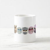 Mug Illustrations de petits hiboux mignons (Centre)