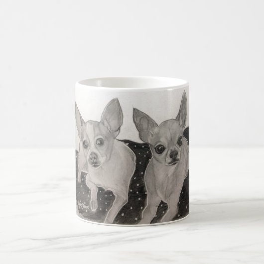 Mug Illustrations originales d'amis de chiwawa (Centre)