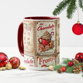 Mug Illustrations rustiques fond mixte Noël