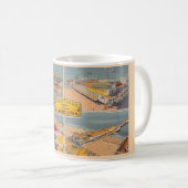 Mug Illustré Vintage Atlantic City (Devant droit)