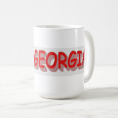 Mug "#iLoveGEORGIA " Joli design. Acheter maintenant (Devant droit)