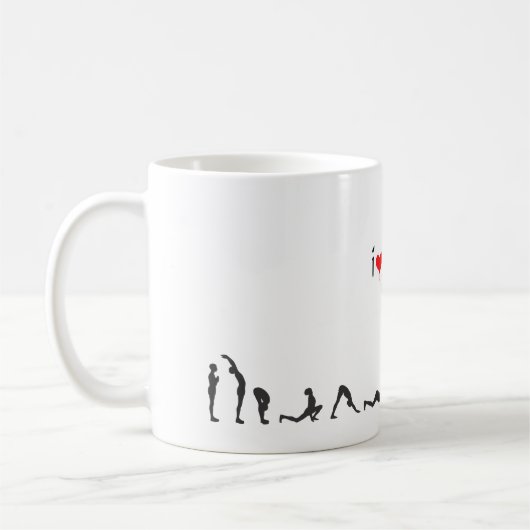 Mug iloveyoga de salutation (Gauche)