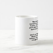 Mug Ils disent des augmentations d'exercice physique (Centre)