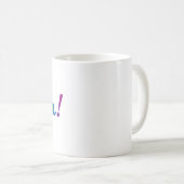 Mug Ils/Elles causant le chaos (Devant droit)