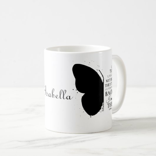 Mug Ils Fouettaient À Sa Demi-Aile De Papillon (Devant droit)
