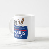 Mug Ils mangent les animaux - Vote Harris Walz (Devant gauche)