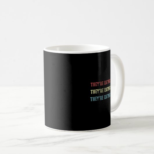Mug Ils mangent les chiens Élection du président améri (Devant droit)