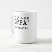 Mug Ils m'appellent amusement de motocross de vélo de (Devant gauche)