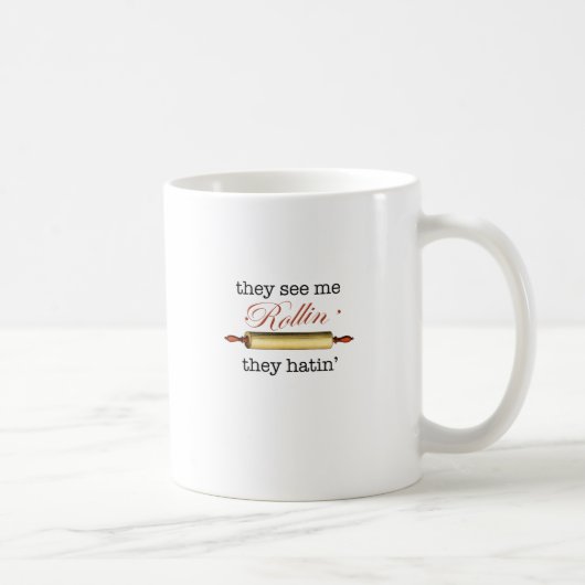 Mug Ils me voient Rollin' - Vintage Funny Baker (Droite)