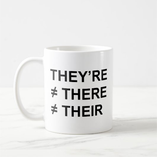 Mug Ils ne sont pas là (Gauche)