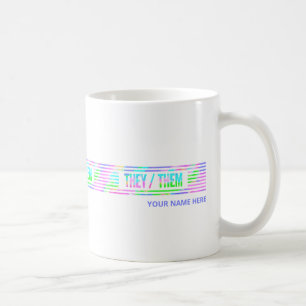 Mug Ils Prononounes Pastel Stripes