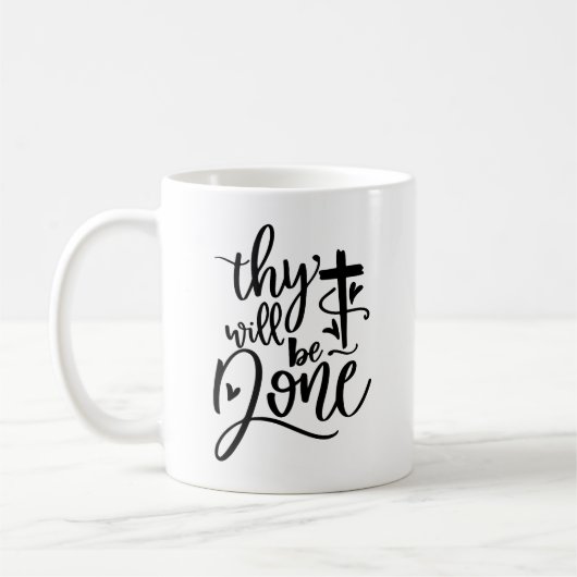 Mug Ils Seront Faits Bible Verse Moderne Chrétien (Gauche)