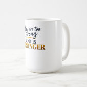 Mug Ils sont trop forts, Dieu est plus fort (Devant droit)