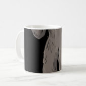 Mug ILY GROS Pied ASL Geste MAIN Sourde Perte d'auditi (Devant gauche)
