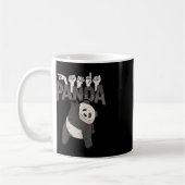 Mug ILY Panda ASL Geste MAIN Sourde Perte d'audition C (Gauche)