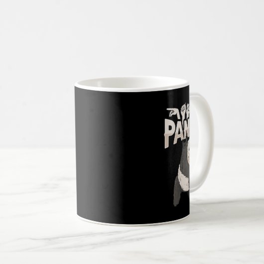 Mug ILY Panda ASL Geste MAIN Sourde Perte d'audition C (Devant droit)