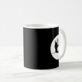 Mug ILY Rabbit ASL Geste MAIN Sourde Perte d'audition  (Devant droit)