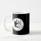 Mug ILY Rabbit ASL Geste MAIN Sourde Perte d'audition  (Gauche)