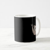 Mug ILY Raccoon ASL Gesture mains sourdes Perte auditi (Devant droit)