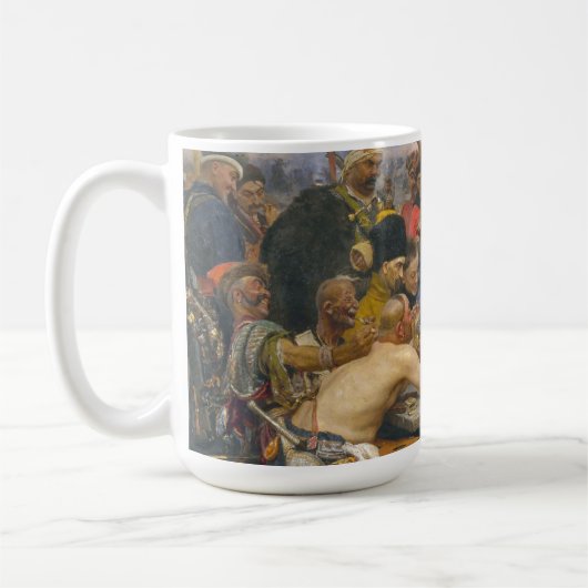 Mug Ilya Repin Réponse des cosaques zaporozhiens (Gauche)