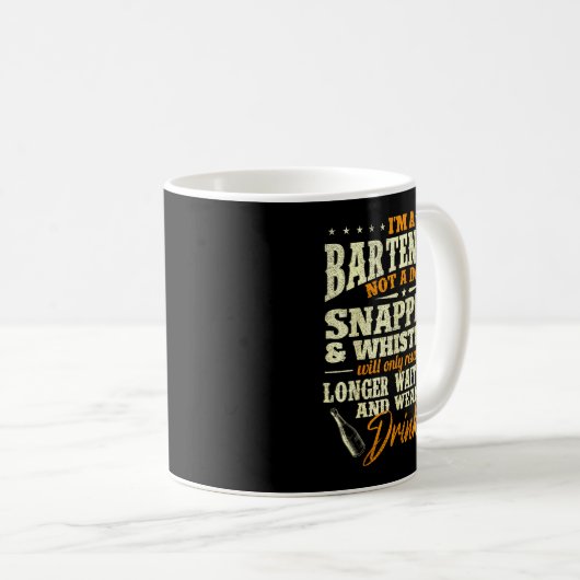 Mug I'm A Bartender Not A Dog - Tapster Bartending Bar (Devant droit)