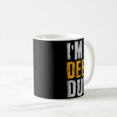 Mug I'm A Deer Duh! Funny Halloween Party Costume (Devant droit)