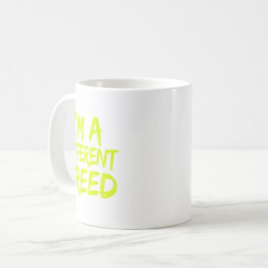 Mug I'm A Different Breed _ Ec Motivational Work Out  (Devant gauche)