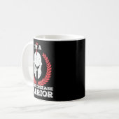 Mug Im A Heart Disease Warrior Survivor Cardiac Health (Devant gauche)