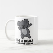 Mug I'm A Koala In A Human Costume Funny Koala (Gauche)