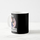 Mug I'm A Leukemia Warrior Leukemia Sensibilisation à (Devant gauche)