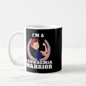 Mug I'm A Leukemia Warrior Leukemia Sensibilisation à (Gauche)