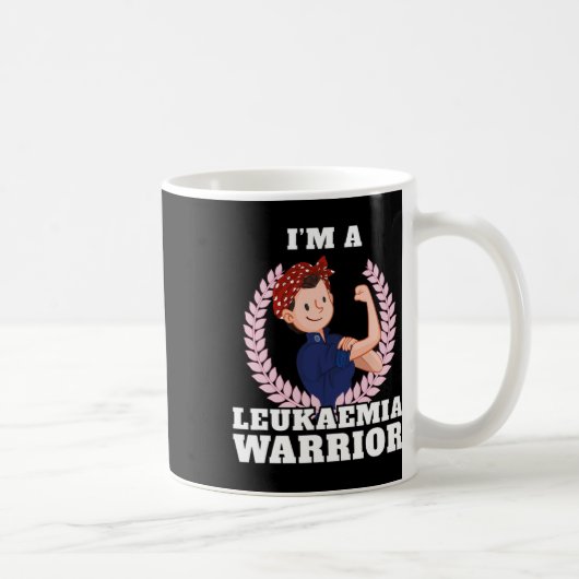 Mug I'm A Leukemia Warrior Leukemia Sensibilisation à (Droite)