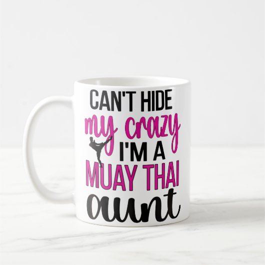 Mug I'M A Muay Thai Aunt Funny Muay Thai Fighter Aunti (Gauche)
