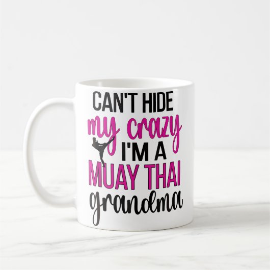 Mug I'M A Muay Thai Grandma Muay Thai Grandmother (Gauche)