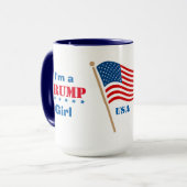 Mug I'm A Trump Girl USA  (Devant gauche)