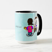 Mug i'M AN ARTIST...TEMPLATE, personalize, (Devant droit)