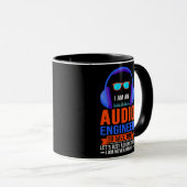 Mug I'm an Audio Engineer Sound Mixer Guy Audio Tech (Devant droit)