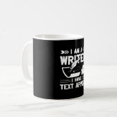 Mug Im auteur j'ai le cadeau d'auteur d'appel des (Devant gauche)