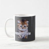 Mug I'm Boutta Crash Out Cat Funny Meme Cat Pet Lover (Gauche)