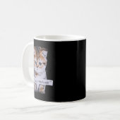 Mug I'm Boutta Crash Out Funny Sarcasm Quotes Meme Cat (Devant gauche)