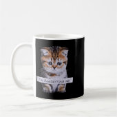 Mug I'm Boutta Crash Out Funny Sarcasm Quotes Meme Cat (Gauche)