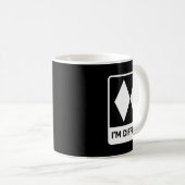 Mug I'm Difficult Funny Double Black Diamonds Ski Snow (Devant droit)