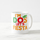 Mug I'M Dos Taco Twosday Boy Girl 2Nd Birthday (Devant droit)