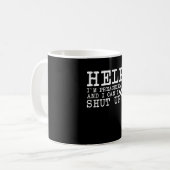 Mug Im fermée chemise biseautée de prédication de (Devant gauche)