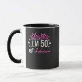 Mug im fleuri 50 ans et dire fabuleux (Gauche)