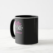 Mug im fleuri 50 ans et dire fabuleux (Devant gauche)